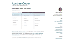 Desktop Screenshot of abstractcoder.com