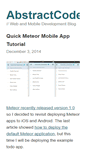 Mobile Screenshot of abstractcoder.com